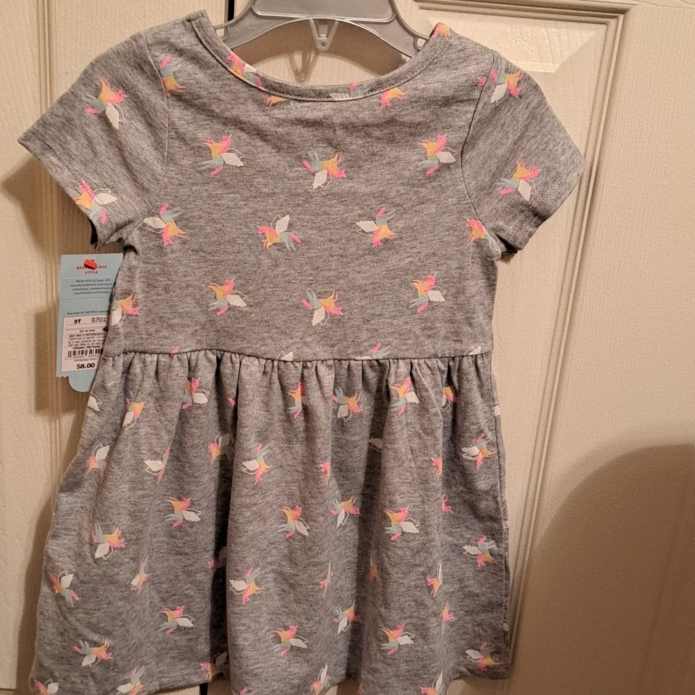 Cat & Jack Toddler girls dress NWT with 2 pairs of NWOT Jack Boxer shorts